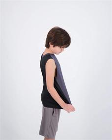 img 1 attached to Boys' Active Clothing: Sleeveless Performance Basketball Undershirt - Pack