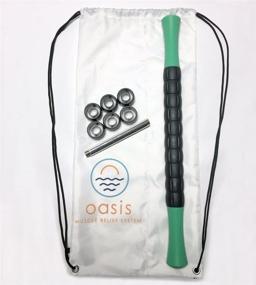 img 3 attached to 💪 Oasis Muscle Relief System - Muscle Roller Stick Massager 14&#34;, 19&#34;, 25&#34; All-in-One. Ideal for Soothing Sore Muscles, Myofascial Release, Warm-up, and Recovery. Highly Sought-after by Athletes!