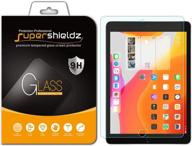 защитная пленка supershieldz anti glare для apple new ipad 10,2 дюйма (9-го/8-го/7-го поколения), закаленное стекло, антибликовое, антивандальное, без пузырей. логотип