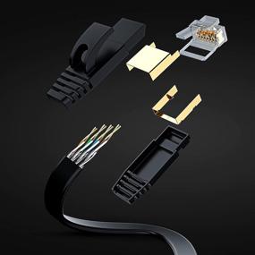 img 3 attached to 🐱 Maximm Cat7 Flat Ethernet Cable: Reliable and Durable Industrial Electrical Connection Solution