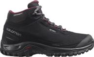 stay warm and dry with salomon women's shelter cs waterproof w winter performance shoe logo