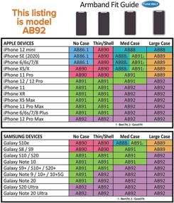 img 3 attached to 📱 Tune Belt AB92 Беговой браслет для мобильного телефона для iPhone 11/12 Pro Max, 11/XR/XS Max/8 Plus и Galaxy Note/Plus/Ultra (Дополнительная глубина для крупного чехла) - Идеально подходит для бега, занятий спортом и тренировок.