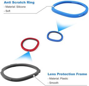 img 3 attached to 🔍 AMVR Отмычка для защиты линз от царапин: Защитите линзы миопии и головной набор виртуальной реальности для Oculus Quest, Quest 2, Rift S или Oculus Go