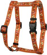 🦋 festive butterfly orange roman-style h dog harness by yellow dog design логотип