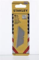 🔪 stanley heavy duty utility blades – top quality pack of 5 blades logo