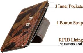 img 2 attached to Lethnic Tactical Minimalist Embossed Horizontal: Sleek and Practical