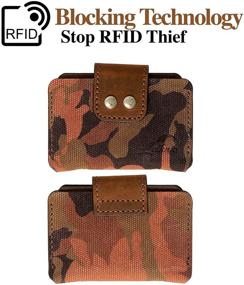img 1 attached to Lethnic Tactical Minimalist Embossed Horizontal: Sleek and Practical