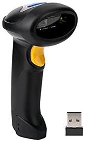img 2 attached to 🔍 Ruban 2.4GHz Wireless USB Automatic Laser Barcode Scanner - Efficient Handheld Bar-Code Reader (2.4G Wireless/USB 2.0 Wired) - Rechargeable, Black