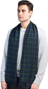 img 2 attached to Fishers Finery Cashmere Scarf Comfortable Men's Accessories