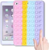 jowhep for ipad mini 5/4/3/2/1 case cover cases silicone cartoon fun funny kawaii cute aesthetic design fidget protective unique for girls boys friends women teen-color bubble(for ipad mini 5/4/3/2/1) logo