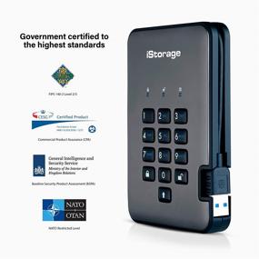 img 3 attached to iStorage diskAshur PRO2 HDD 500GB Secure Portable Hard Drive with FIPS Level 3 Certification – Password Protected, Dust and Water Resistant, Portable, and Military Grade Hardware Encryption (Model: IS-DAP2-256-500-C-X)