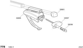 img 1 attached to 🔒 Thule Crossroad Railing Rapid System Footpack: Secure & Versatile Roof Rail Solution