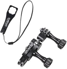 img 4 attached to SUREWO Ball Joint Mount - Aluminum Swivel Arm Mount with Aluminium Wrench - Compatible with GoPro Hero 9, Hero 8, Hero 7 (2018), Hero 6, Hero 5 Black - Also Works with GoPro Hero 4 Session, Hero 4 Silver, Hero 3+ - Compatible with DJI Osmo Action, YI, Campark, AKASO, and More