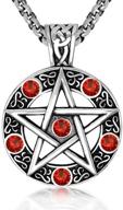 pentagram pentacle necklace stainless pendant logo