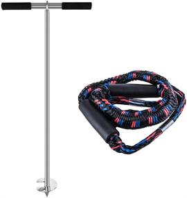 img 4 attached to 🚤 Bvgauxd PWC Sand Anchor with Bungee Dock Line: Perfect for Jet Skis, Pontoons, and Kayaks, Ensuring Secure Positioning near Sandbars or Shallow Waters
