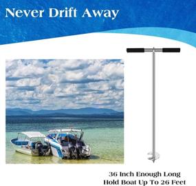 img 3 attached to 🚤 Bvgauxd PWC Sand Anchor with Bungee Dock Line: Perfect for Jet Skis, Pontoons, and Kayaks, Ensuring Secure Positioning near Sandbars or Shallow Waters