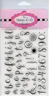 🔡 lowerscript2stamp alphabet stamps - ideal for card-making, scrapbooking, and craft supplies by the stamps of life logo