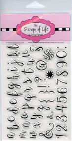 img 2 attached to 🔡 LowerScript2Stamp Alphabet Stamps - Ideal for Card-Making, Scrapbooking, and Craft Supplies by The Stamps of Life