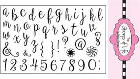 img 1 attached to 🔡 LowerScript2Stamp Alphabet Stamps - Ideal for Card-Making, Scrapbooking, and Craft Supplies by The Stamps of Life