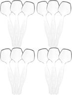 🍽️ 12-pack of party bargains 8.75" heavy-duty disposable plastic serving spoons – ideal for weddings, catering services, buffet, birthday parties logo