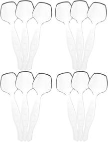 img 4 attached to 🍽️ 12-Pack of PARTY BARGAINS 8.75" Heavy-Duty Disposable Plastic Serving Spoons – Ideal for Weddings, Catering Services, Buffet, Birthday Parties