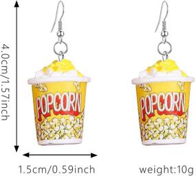 img 1 attached to YUNXI Handmade Eardrop Emulational Cartoon