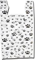 paw print bags plastic t shirt логотип