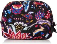 👝 optimized search: vera bradley medium cosmetic makeup organizer bag for women in cotton logo