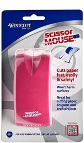 img 2 attached to 🔪 6-Pack Westcott Scissor Mouse Paper Trimmer: Safe Rotary Cutter for Crafters & Kids, Assorted Colors