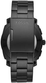 img 1 attached to ⌚ Гибридный смарт-часы Fossil Machine для мужчин: нержавеющая сталь, отслеживание активности, уведомления смартфона.