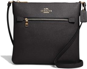 img 4 attached to Coach Womens Rowan File Black