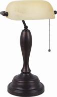 💡 catalina 17389-005 traditional bankers desk lamp: glass shade, 17.75", classic bronze - a vintage illuminating statement логотип