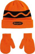 crayola childrens apparel toddler mittens boys' accessories : cold weather logo