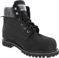 👢 safety girl women's sheep wool black steel toe work boots, size 9m - csgbotw1000032438 логотип