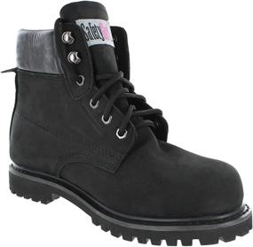 img 4 attached to 👢 Safety Girl Women's Sheep Wool Black Steel Toe Work Boots, Size 9M - CSGBOTW1000032438