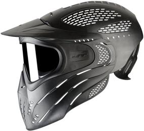 img 3 attached to 🎭 JT Premise Headshield Paintball Goggle - Single Pane & Clear Lens, Black, One Size (23248)