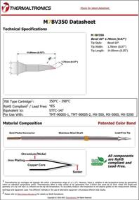 img 1 attached to Thermaltronics M7BV350 1 78 мм Взаимозаменяемый STTC 147