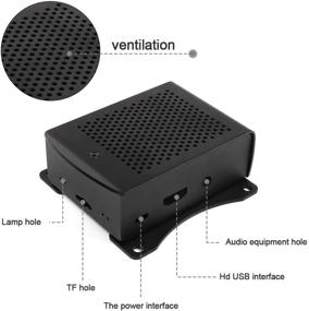 img 1 attached to 🔧 Оптимизированный кейс MakerFocus Raspberry Pi с вентилятором, алюминиевый корпус с радиатором и отверткой для Raspberry Pi 3 B+, 3/2 и B моделей