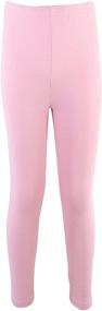 img 1 attached to Touched Nature Organic Cotton Leggings Girls' Clothing for Leggings