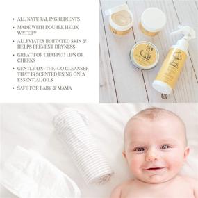 img 1 attached to 👶 Ultimate Happy Baby & Mama Package: Double Helix Water, Baby Butter, Cleansing Spray, Baby Balm, Tummy Butter