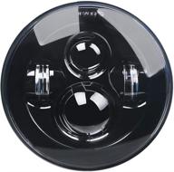 фара tugwuetlwu 7" led для harley davidson street glide road king electra glide fat boy heritage softail switchback projector led (черная) - улучшенная оптимизация seo логотип
