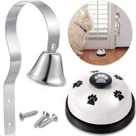 🔔 shopkeepers metal bell dog doorbell silver - best potty training bell and dog training bell – set of 2 pet potty training bells логотип