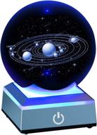 🌌 crystal engraved celestial system logo
