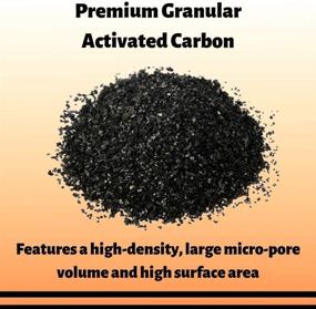 img 1 attached to Premium Coconut Shell Granular Activated Charcoal: Versatile Bulk Carbon for Water Filtration, Aquariums, Ponds, and More!