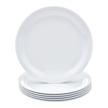 amazoncommercial white melamine plate piece logo