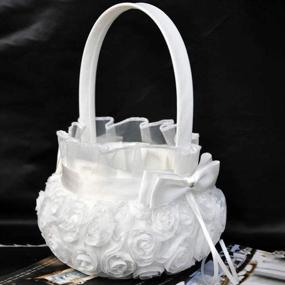 img 2 attached to VOSAREA Wedding Baskets Confetti Supplies