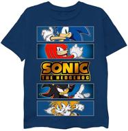 👕 sega boys sonic hedgehog shirt: stylish tops, tees & shirts for boys! logo