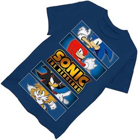 img 1 attached to 👕 SEGA Boys Sonic Hedgehog Shirt: Stylish Tops, Tees & Shirts for Boys!