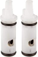 🚿 2-pack of 1224 1224b faucet cartridge replacement for moen - fits a wide range of double handle faucets and showers логотип