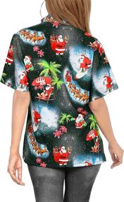 img 1 attached to HAPPY BAY Christmas Hawaiian Blue_AA347 Women's Clothing and Swimsuits & Cover Ups